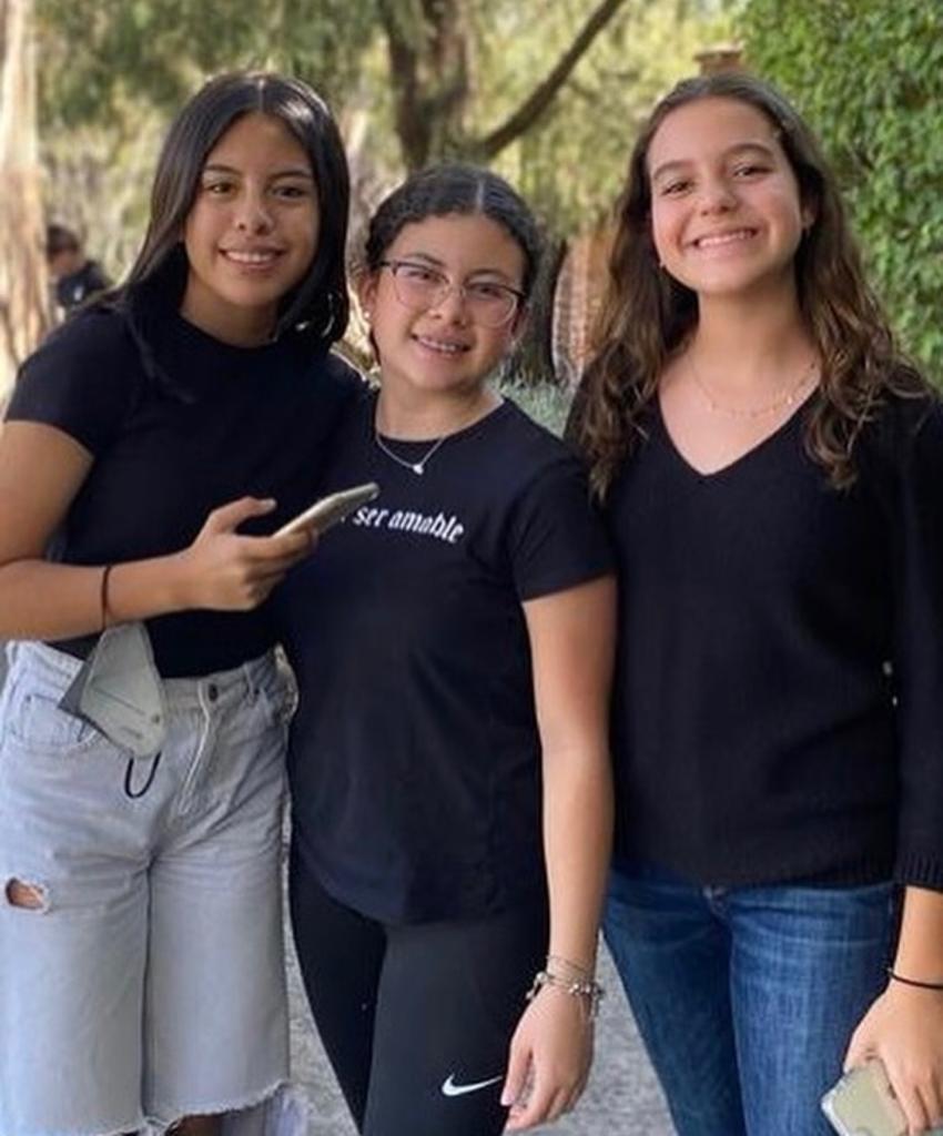 people wearing black